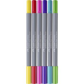 Preview: Faber-Castell Goldfaber Aqua Dual Marker 6er Etui Candy Shop